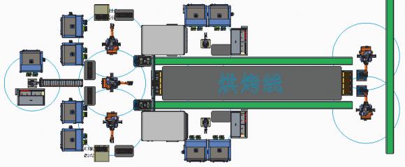 手機后玻璃自動組裝線